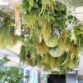 Indoor/Outdoor Artificial Ivy Wall Hanging Decoration PVC Long Willow Fern Faux Flower Indoor/Outdoor Artificial Ivy Plant Wall