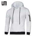 Clearance Sales Customized Hot Products Men Casual Pullover Side Zipper Slim Fit Hoodies Sweatshirts