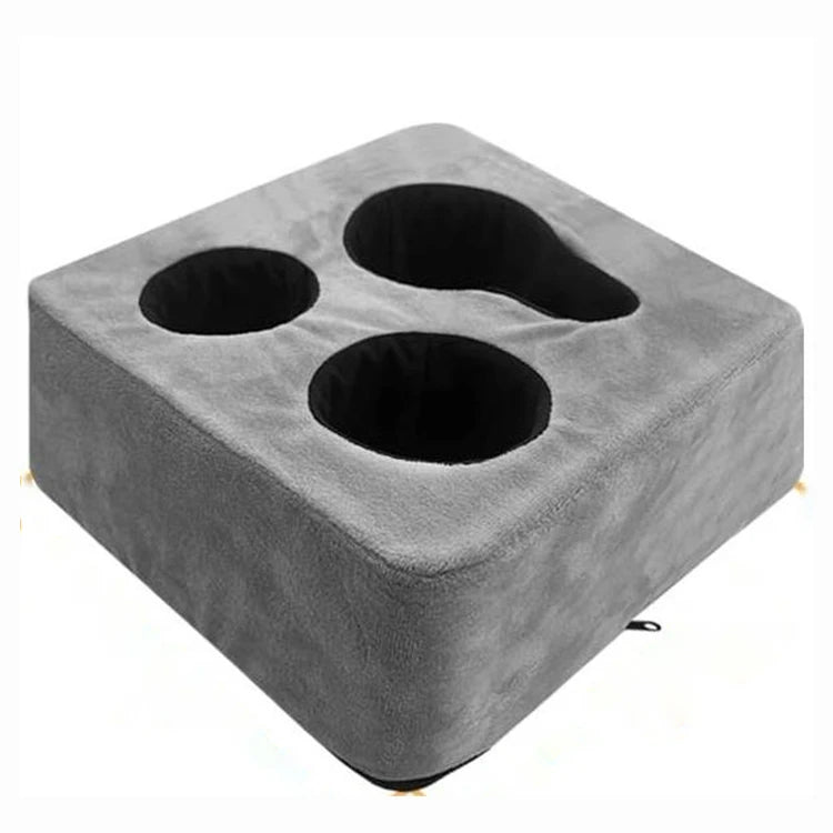 Knitted Couch Bed Cup Holder Pillow Sofa Organizer Caddy for Drinks Remotes Phones Snacks Foam Filling Car Hotel Airplane Use