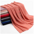 New Bling Muslim Candy Shawl Monochrome Gold Powter Shimmy Scarf Malaysia Glitter Chiffon Hijab Scarfs