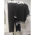 Women 2 Piece Outfits Lounge Sets Knit Sweater SetsLounge Wear Pajama Jogger Travel Comfy Trendy Clothes
