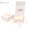 Creatrust Free Sample Factory Custom OEM ODM New Arrival Fo Simple Elegant Folding Packaging Gifts Jewelry Paper Boxes