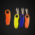 Portable Stainless Steel Pocket Fishing Braid Scissors Fishing Pliers Tool Tackle Shrimp Shape Fishing Fold Scissors