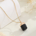 Irregular Healing Crystal Pendant Necklace Yoga Meditation Natural Gemstone Energy Protection Spiritual Necklace Gift for Women
