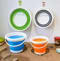 3L 5L 10L 13L 15L TPE Silicone Portable Cleaning Mop Bucket Collapsible Water Bucket Camping Fishing Folding Plastic Bucket