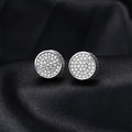 De Hot Selling Pass Diamond Tester Fine Jewelry 925 Sterling Silver 10mm Princess Cut IGI Certified Moissanite Stud Earrings