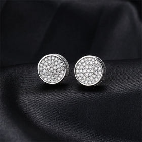 De Hot Selling Pass Diamond Tester Fine Jewelry 925 Sterling Silver 10mm Princess Cut IGI Certified Moissanite Stud Earrings