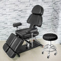 Wholesale Beauty Salon Equipment Hydrotherapy Massage Bed Hydraulic Tattoo Bed Black Beauty Bed Tattoo Salon Chair