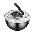 304 Stainless Steel Pum Bowl Colander  Electric Lettuce Spinner Vegetables Salad Spinner Lettuce Vegetable Washer Dryer