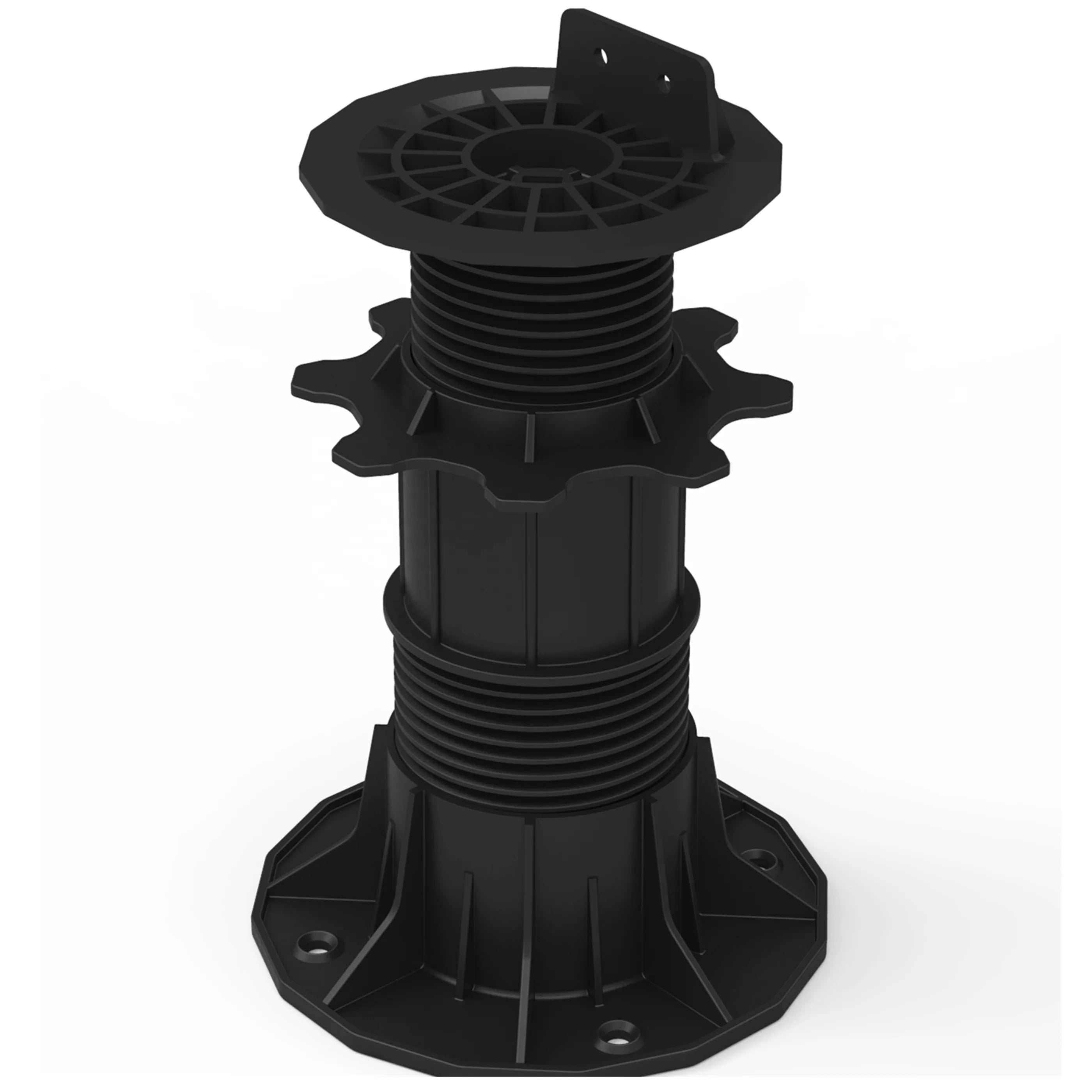 Adjustable Plastic Pedestals for Decking/Joist with Slope Correct/Adjusting Function XF-T205G 150-230 mm