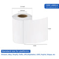 Wholesale Waterproof Sticker 100x150mm Shipping Label Adhesive Blank A6 Waybill Thermal Paper Label