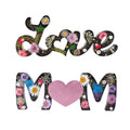 YS DIY Mother's Day Love Mother English Letter Resin Mold Holiday Love Mirror Silicone Candle MOM LOVE Decoration Making Tools