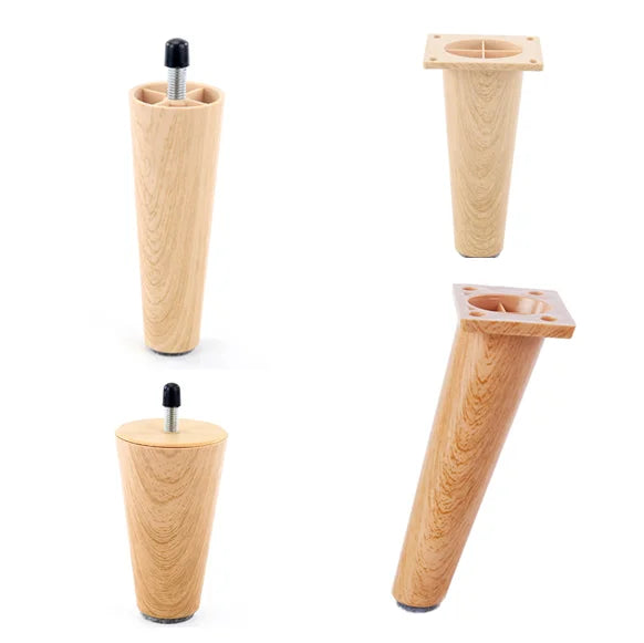 Huicun Free Sample Imitated Wood Furniture Legs Plastic Accessories for Outdoor Living Room Hospital Use