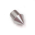 Custom CNC Turned M6 & M8 Stainless Steel Speaker Spikes Aluminum Anodized Black Spike Feet Solid Wire EDM Type