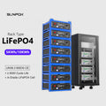 Sunpok 48V 200Ah Lifepo4 Battery 48v 100ah 5.12kwh Lifepo4 Rack case Lithium Battery for Solar Energy Storage System