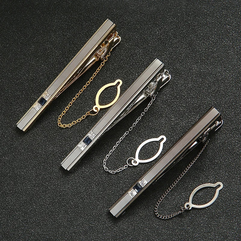 Pilot Upscale Gold-Plated Copper Fashion Tie Clip Men's Formal Business Senior Light Luxury Net Red Suit T6-1 Needle Detection