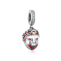 925 Sterling Silver Game Person Maro With Zircon Hat Pendant Beads Charm Fit Original Brand Charms Bracelets Jewelry Making