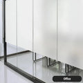 ABLE SUSUKU PVC Self-Adhesive Modern Privacy Glass Film No-Glue Window Decorative Heat Insulation Apartment Office Hospital
