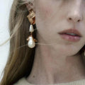 Wholesale Fashion Jewelry Trendy High-quality Women Pearl Earrings for Women Designer Baroque Irregular Dangle Drop Earrings