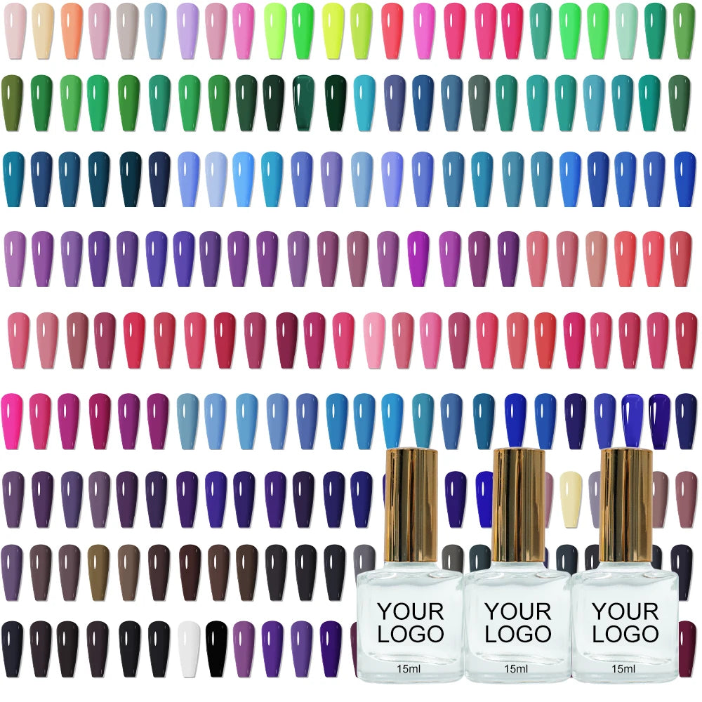 KUDAN Custom Your Brand OEM Clear Peel-Off Nail Polish Water-Based Air Dry Nail Paint for Manicure