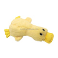 Wholesale Interactive Cute No Stuffing Plush Pet Dog Squeaky Duck Fun Toy