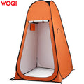 WOQI Portable Carrying Bag Pop-up Shower Changing Toilet Tent Canvas Privacy Shelters Room for 1-2 Persons for Camping Fishing