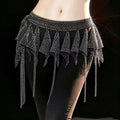 Fashionable Women's Exquisite Shiny Crystal Rhinestone Fringe Belly Waist Chain for Belly Dance Performance