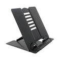 Metal Book Stand Adjustable Cookbook Document Holder for Reading Recipes Textbooks Tablet Music Books