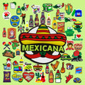 Customized Wholesale I love Mexico 2D Diy Adult Clog Takis Taco Beer Shoe Decoration Cactus Shoe Charms