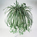 Artificial Five-headed Hanging Plants for Outdoor Green Wall  Art Decor Hanging Flowers Material