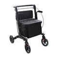 SUNCARE Aluminum Adjustable Height Oversized Walker Rollator With Seat for Disabled