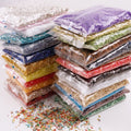 2*6mm 10000pcs 450 Gram Tube Beads Kit Glass Bugle Seed Beads Small Craft Beads for DIY Bracelet Necklaces Jewelry Making
