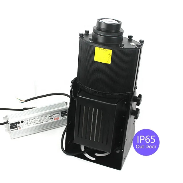 300W High Definition LED logo Projector Static Rotation Outdoor Waterproof Gobo Light Floor Project Advertising Lamp Meanwell
