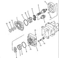 Excavator Parts PC28UU Hydraulic Pump PC28UU-1 Hydraulic Pump PC28UU-1 Gear Pump 705-41-08050