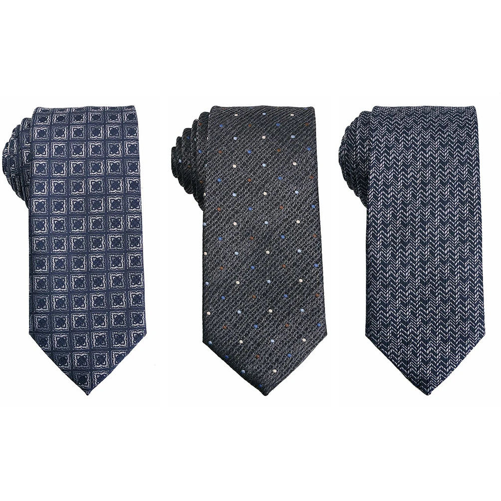 Popular Classic Italian Silk Ties for Men Paisley Men Black Neckties for Business Men Tuxedo