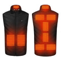 USB Heated Waistcoat for Men Custom Body Warmer 9 Hot Zones Winter Casual Gilet Sleeveless Vests Featuring Woven Outer Wear