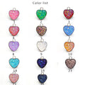 13mm Love Heart Shaped Stainless Steel Gypsophila Pendant Designer Charms Pendants for Bangle