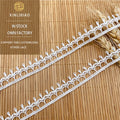 Wearable Woven Tape Embroidered Lace Trim Water Soluble 100% Polyester Lace for Clothing Shoes & Bags