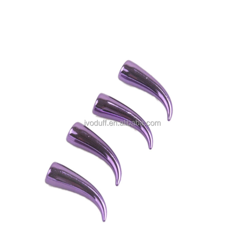 New Color Purple 7x21mm Metal Spike Stud Screw Back Leather Rivet Stud Handbag Garment Belt Accessories