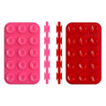 Suction Cup Wall Stand Mat Multifunctional Silicone Square Phone Double-Sided Case Anti-Slip Holder Mount Sucker Pad