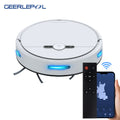 Robot Vacuum and Mop 2000Pa Robotic Vacuum Cleaner App & Remote Control Ldeal for Hard Floor Carpet Pet Hair Self-Charge