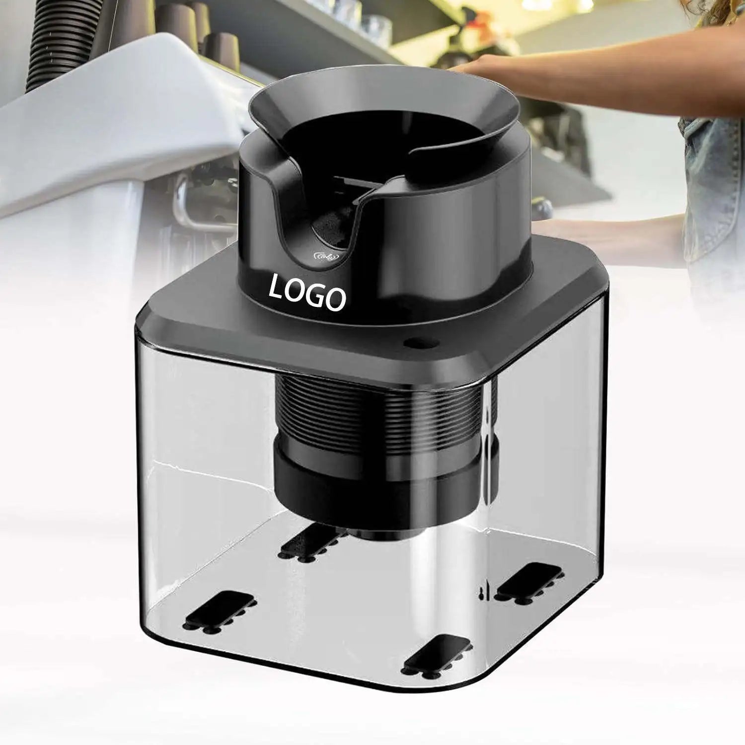Automatic Coffee Grounds Cleaning Machine Portafilter Cleaning Machine-knock Box Espresso Coffee Espresso Machine Accessories
