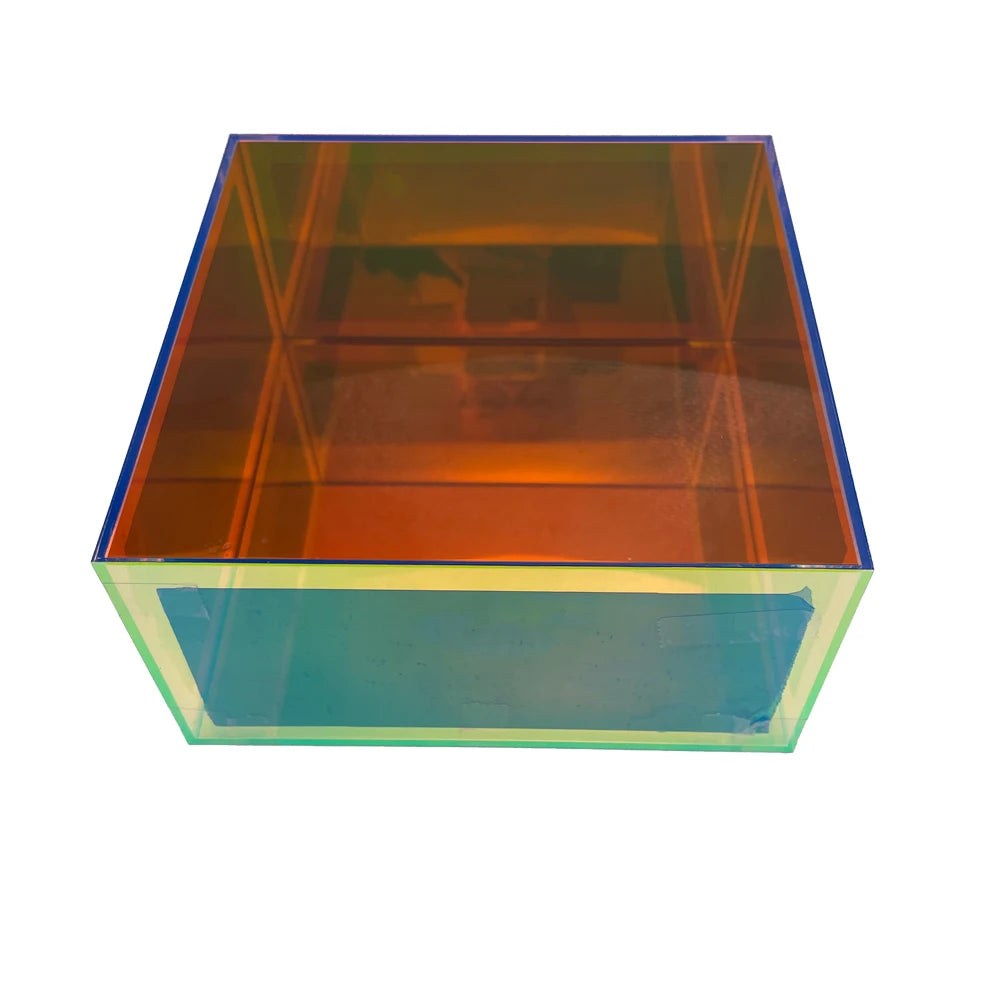 Custom Modern Style Acrylic for Flip Top Gift Display Box Colorful Jewelry Storage