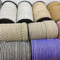 6mm 8-row Glitter Rope Mixed Color Crystal Rhinestone Decorative Rope Circular Bow Diamond Clothing Bag DIY Decoration