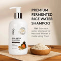 Moisturizing Anti Hair Loss Hair Growth Hair Care Biotin Infused Rice Water Shampoo for Men and Women
