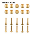 RIDERACE 10Pairs Bicycle Oil Needle Pressing Ring Set Bike Tubing Pipe Oil Hydraulic Disc Hose Olive Connect Head T Brake Parts