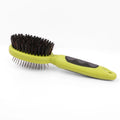 Double Sided Pet Brush Round Headed Metal Pin Dog Brush and Pig Bristles Pet Brush