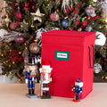 Holiday Organization Christmas Ornaments Storage Box with Zipper