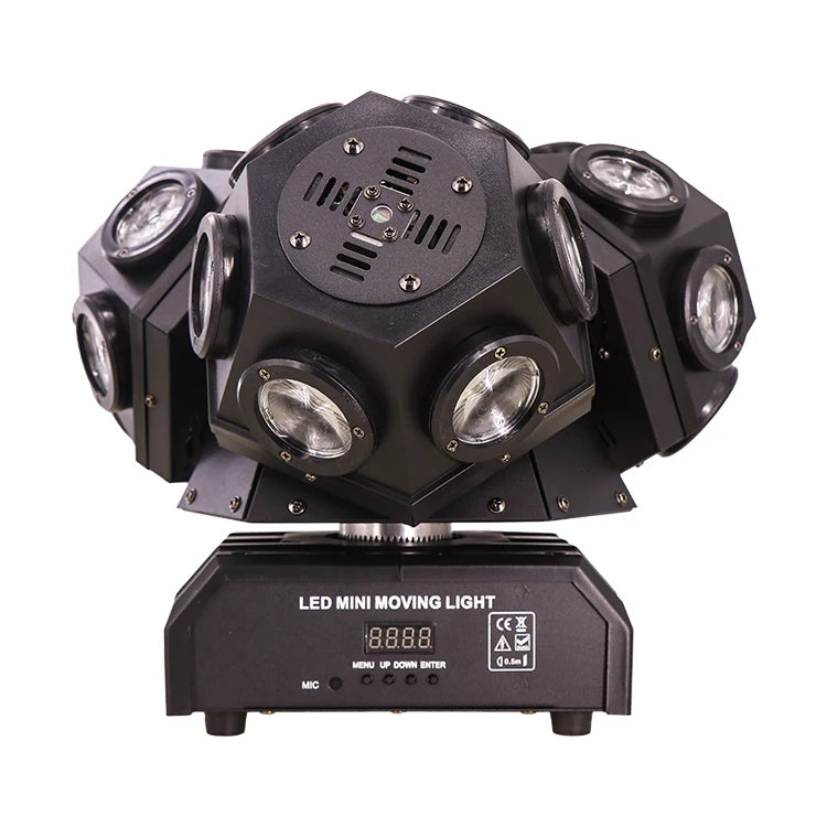 LED 3 Head  Beam Laser Moving Light  Stage Light Dj Disco Ball 18pcs X 10w Led Rgbw Fast Moving Head Light  200W