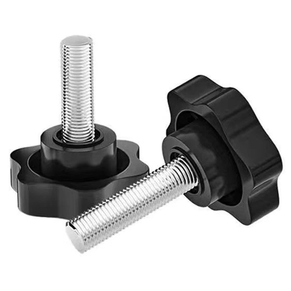 Knurled Round Plastic Head Thumb Screw 1420 1Inch Long Coffin Cap Plastic Screw Hand Wing Thumb Nylon